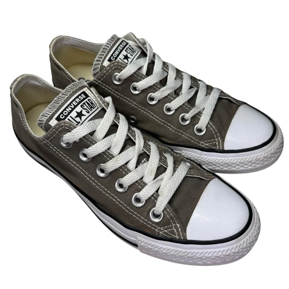 Converse Chuck Taylor Unisex Canvas Sneakers Shoes Charcoal‎ Gray Womens 7 - Picture 3 of 15